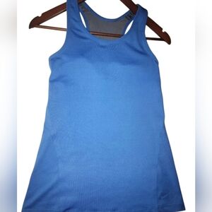 NIKE Dri-Fit Halter Workout Yoga Tank Top Women's Small. Pretty Blue. EUC